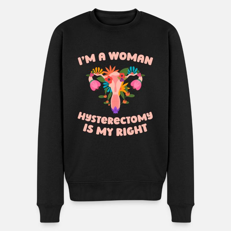 Fleurs d’hystérectomie - Pull Premium bio Homme - noir
