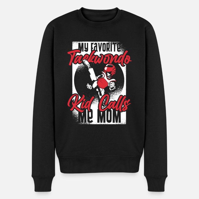 Taekwondo Mama - Pull Premium bio Homme - noir