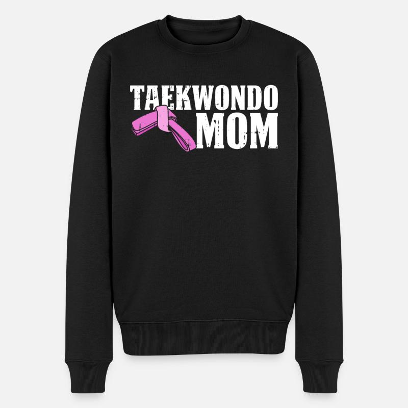 Taekwondo - Männer Premium Bio Pullover - Schwarz