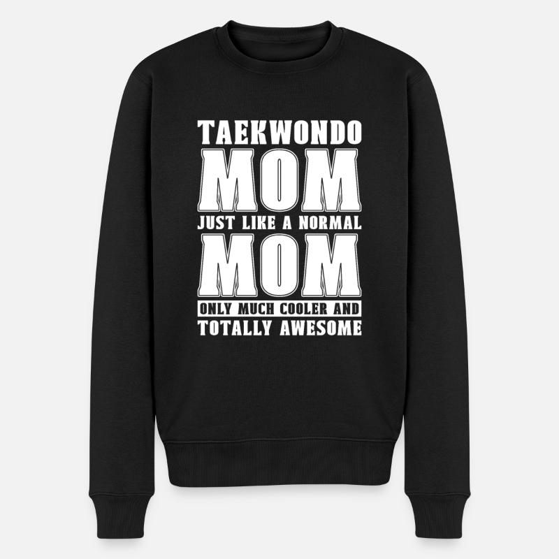 Taekwondo Taekwondo Mama - Pull Premium bio Homme - noir