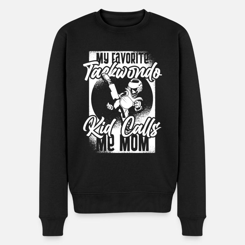 Taekwondo Mama - Pull Premium bio Homme - noir