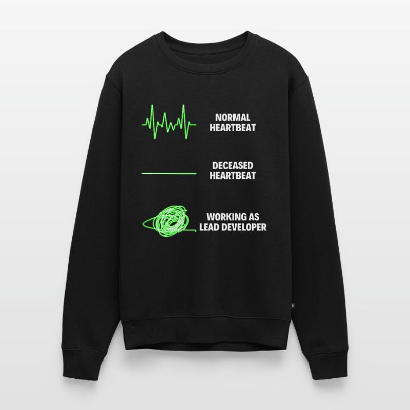 Lead Developer Funny Web Developer Work Men's Premium Organic Jumper