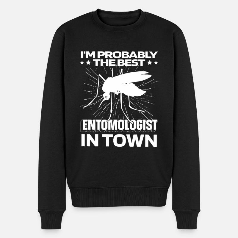 Entomologie Entomologiste Insecte Moustique - Pull Premium bio Homme - noir