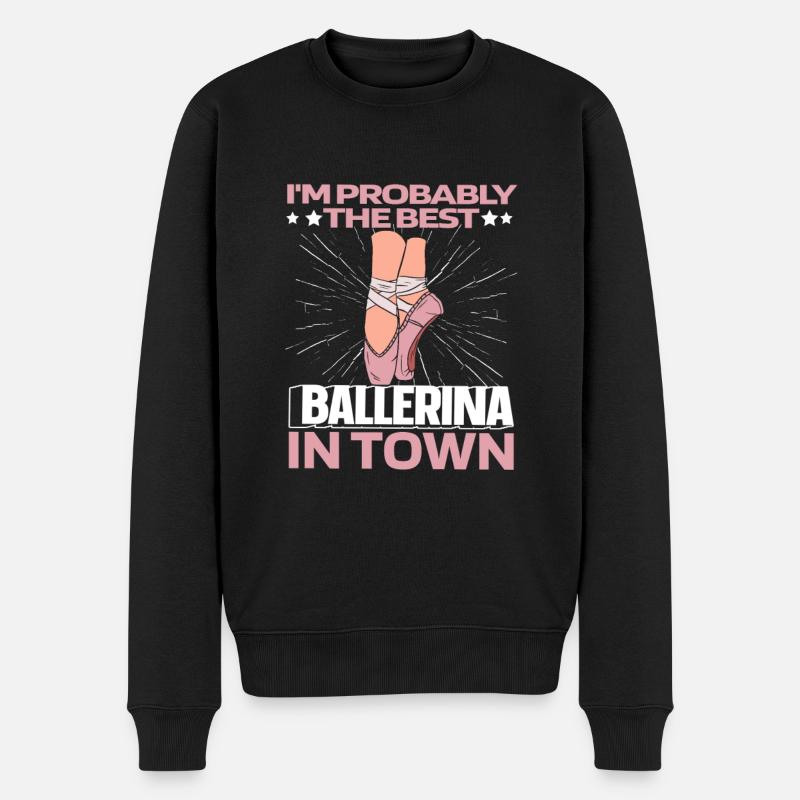Ballet Balerina Witzig - Pull Premium bio Homme - noir