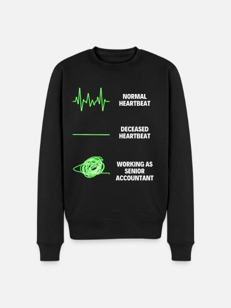Comptable principal Travailleur professionnel - Pull Premium bio Homme - noir