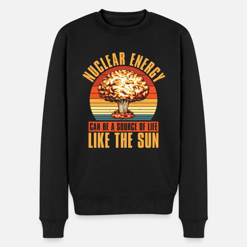 Physics Phyiker Nuclear Physics - Men's Premium Organic Jumper - black