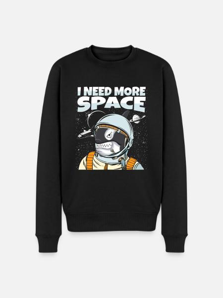 Orque Épaulard Astronaute - Pull Premium bio Homme - noir