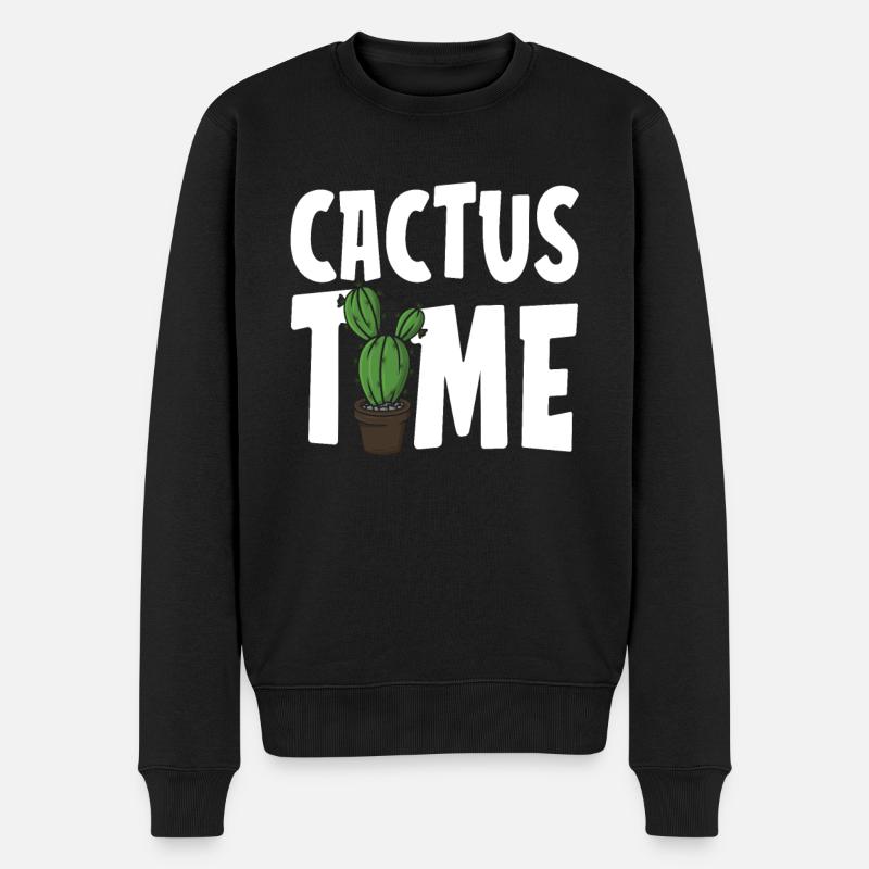 Jardin de cactus - Pull Premium bio Homme - noir
