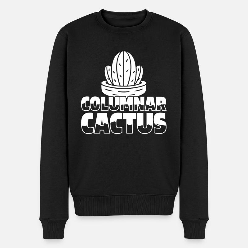 Jardin de cactus - Pull Premium bio Homme - noir