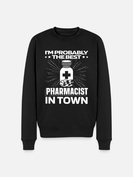 Pharmacie Pharmacien Médicaments - Pull Premium bio Homme - noir