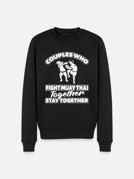 Muay Thai Boxe Paire - Pull Premium bio Homme - noir