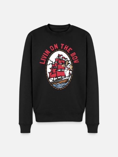 Sailing Sailor Sailboat Bow - Men's Premium Organic Jumper - black