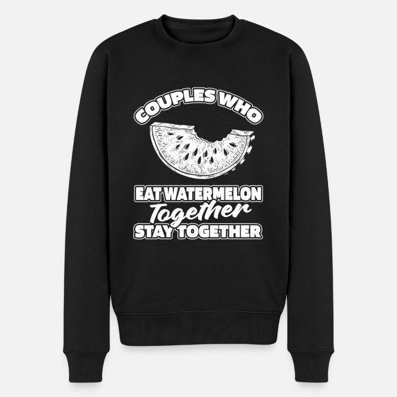 Paire de pastèques - Pull Premium bio Homme - noir