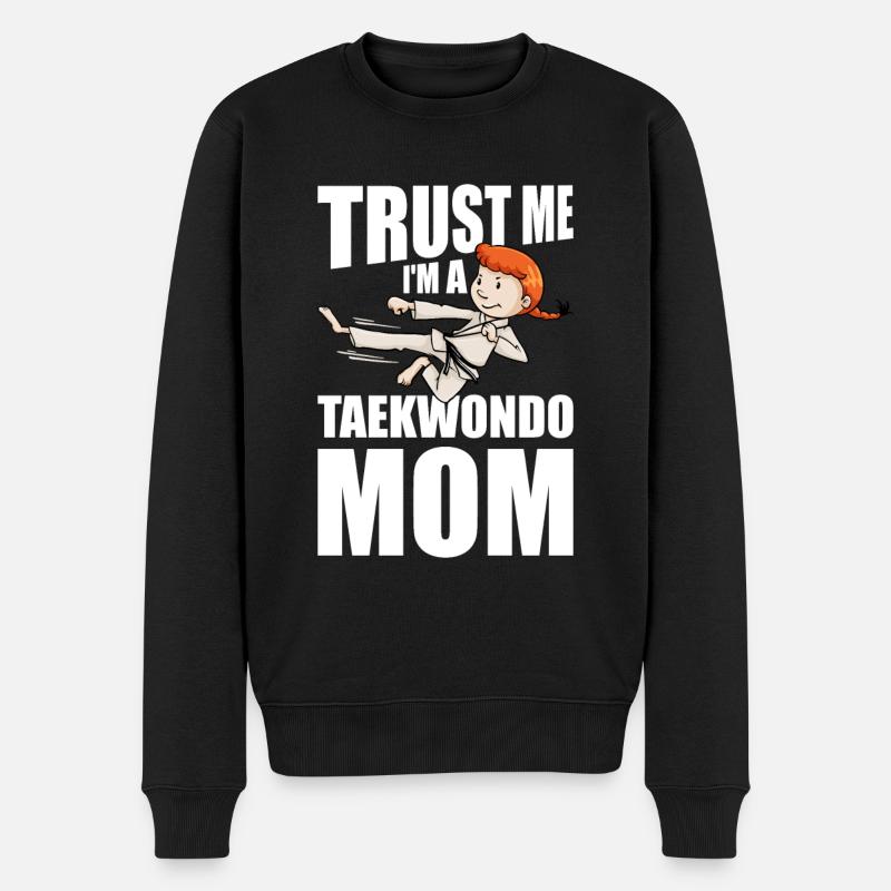 Taekwondo Mère Taekwondo Mama - Pull Premium bio Homme - noir