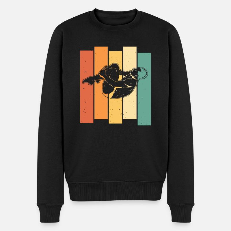 Turmspringen Turmspringer - Männer Premium Bio Pullover - Schwarz