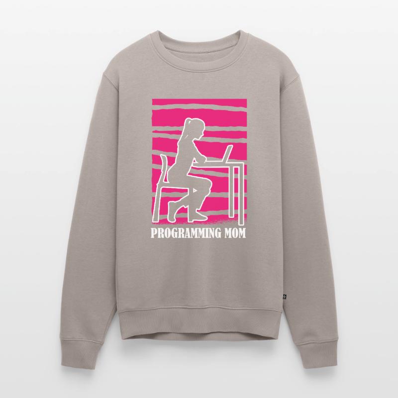 Entwickler Coder Programmierer Mama Männer Premium Bio Pullover