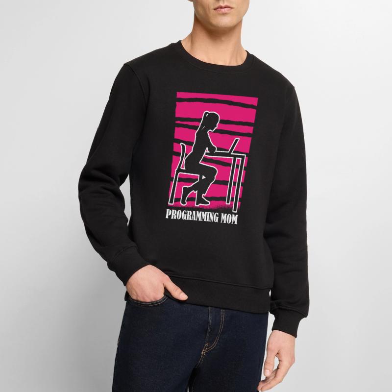 Entwickler Coder Programmierer Mama Männer Premium Bio Pullover