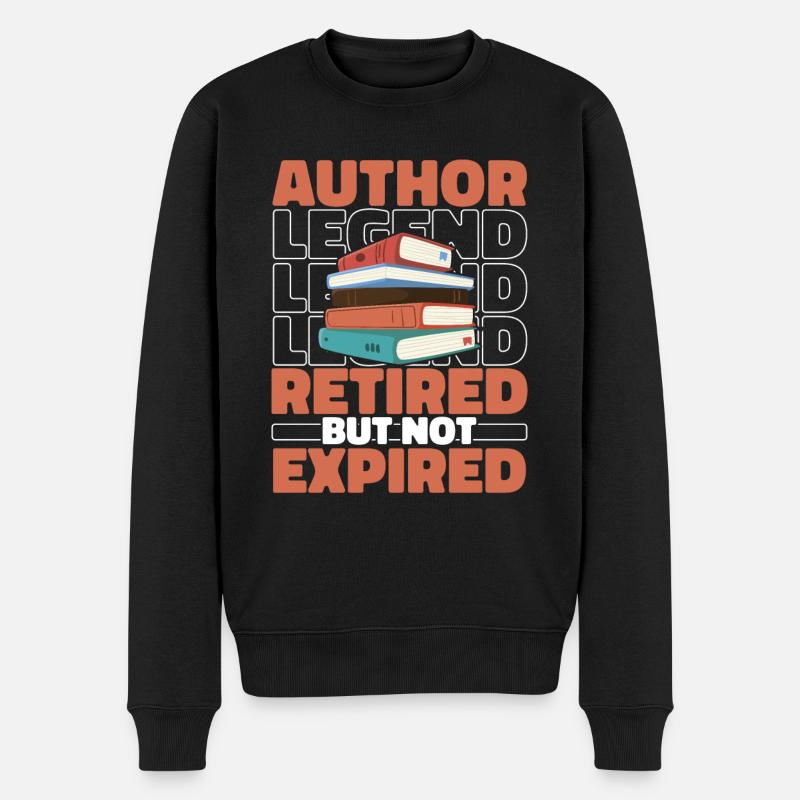 Écrivain Auteur à la retraite - Pull Premium bio Homme - noir