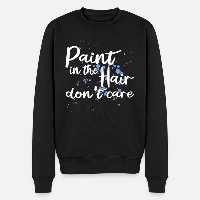 Peintre Vernisseur Fun - Pull Premium bio Homme - noir