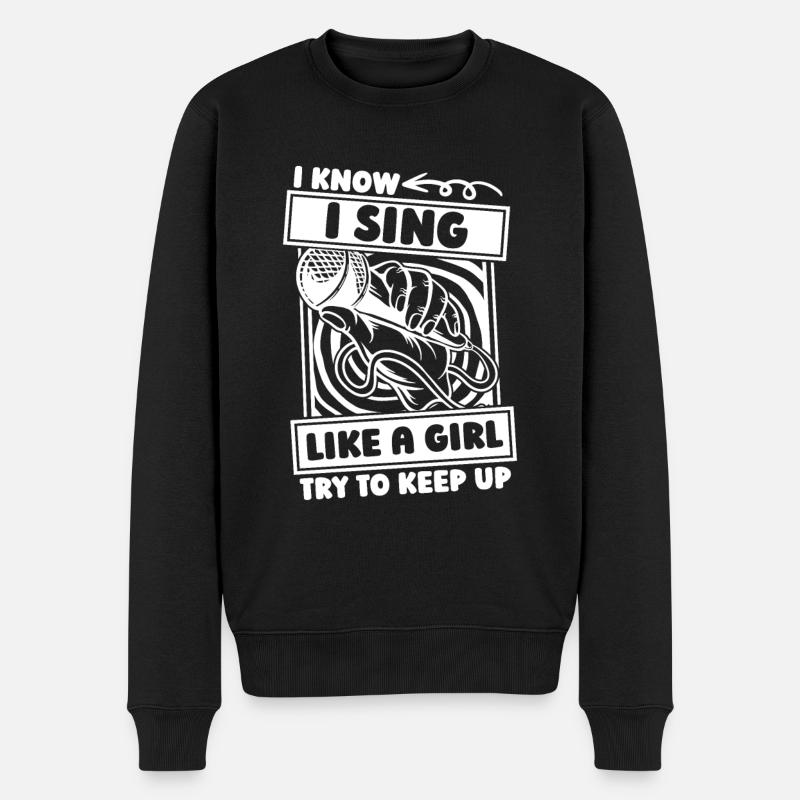Chef de chœur Lustig - Pull Premium bio Homme - noir