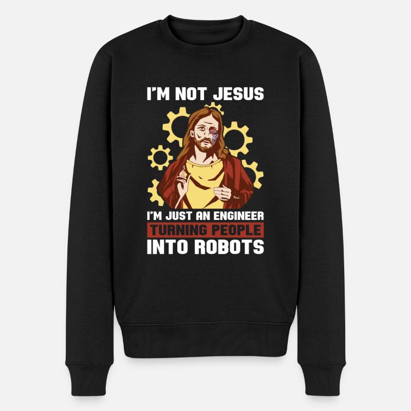 Robotique Ai Robot Sarcasme - Pull Premium bio Homme - noir