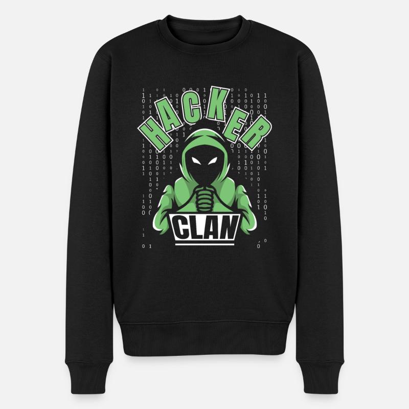 Développeur, Codeur, Programmeur, Hacker - Pull Premium bio Homme - noir