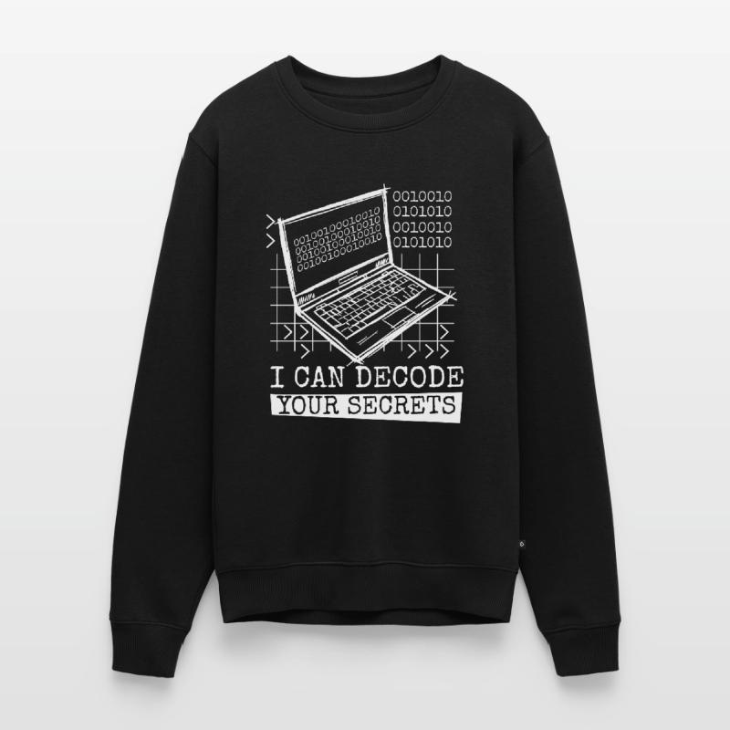 Entwickler Coder Programmierer Dekodieren Männer Premium Bio Pullover