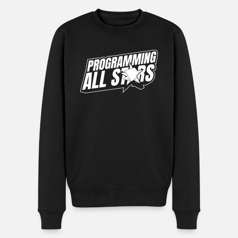 Developer Coder Programmer All Stars - Men's Premium Organic Jumper - black
