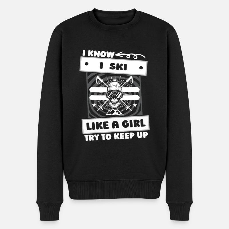 Ski Apres Ski Filles - Pull Premium bio Homme - noir