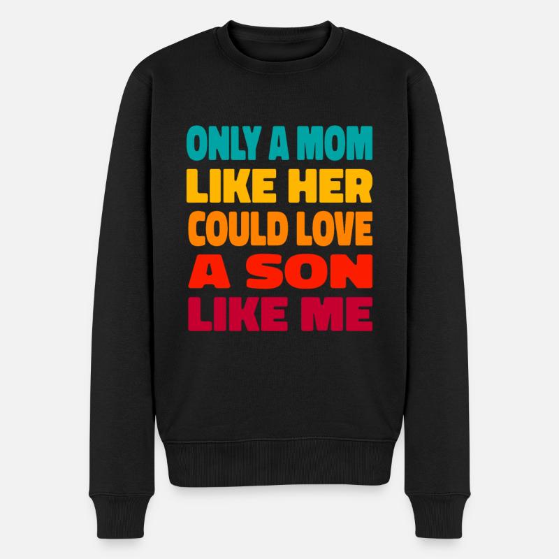 Maman Mère Drôle - Pull Premium bio Homme - noir