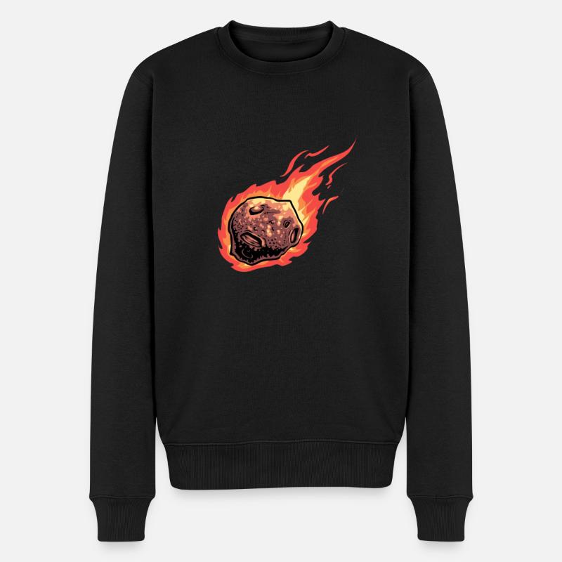 Space Space Astroid Diversion - Men's Premium Organic Jumper - black