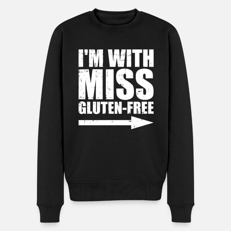 Sans gluten - Pull Premium bio Homme - noir