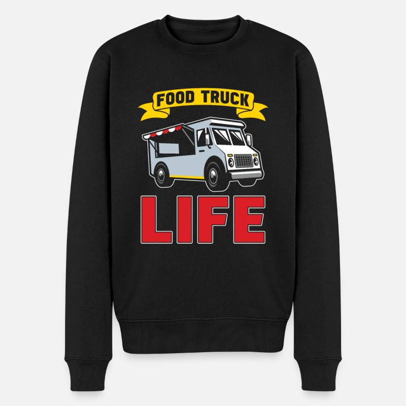 Cuisine de rue - Pull Premium bio Homme - noir