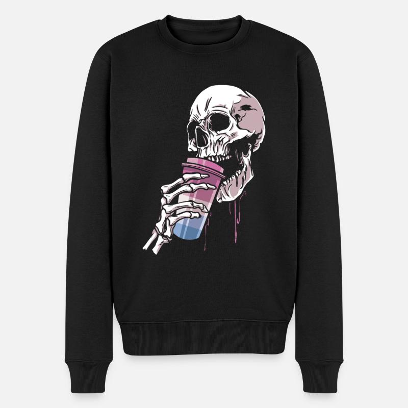 Squelette de Genderfluid - Pull Premium bio Homme - noir