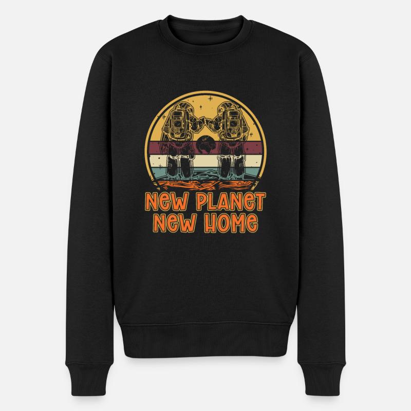 Colonisation spatiale de l’espace - Pull Premium bio Homme - noir