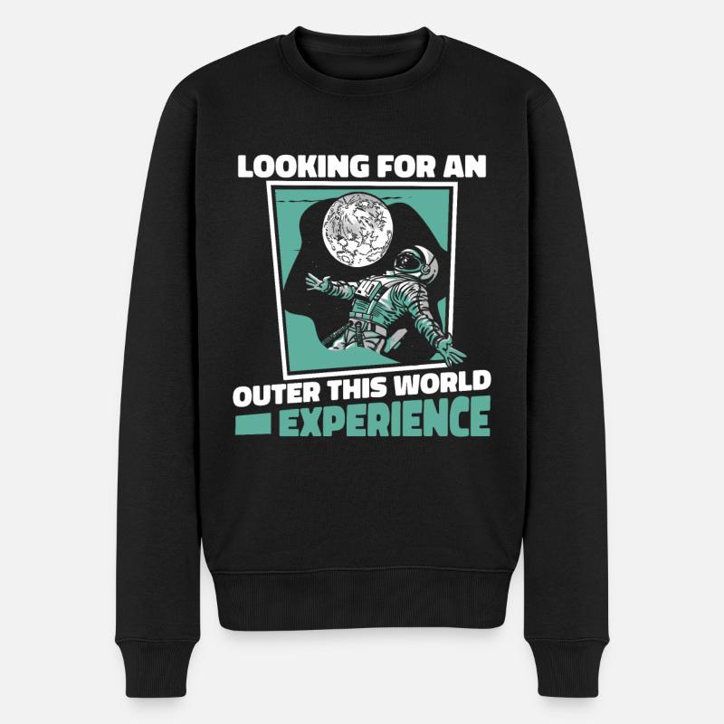 Space Space Astronaut Space Colonization - Men's Premium Organic Jumper - black