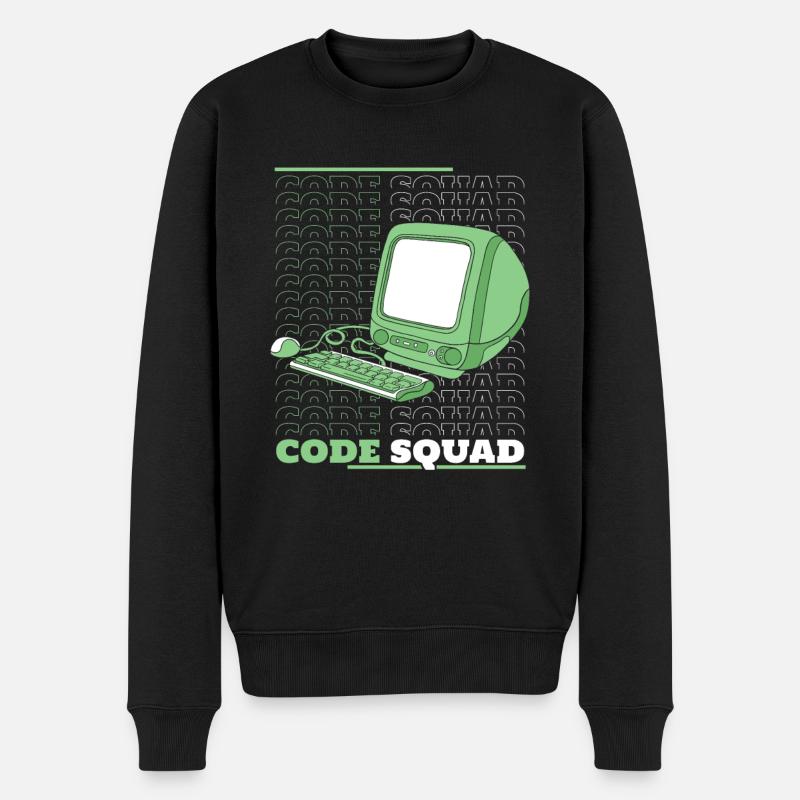 Calculatrice de programmeur Codeur développeur - Pull Premium bio Homme - noir