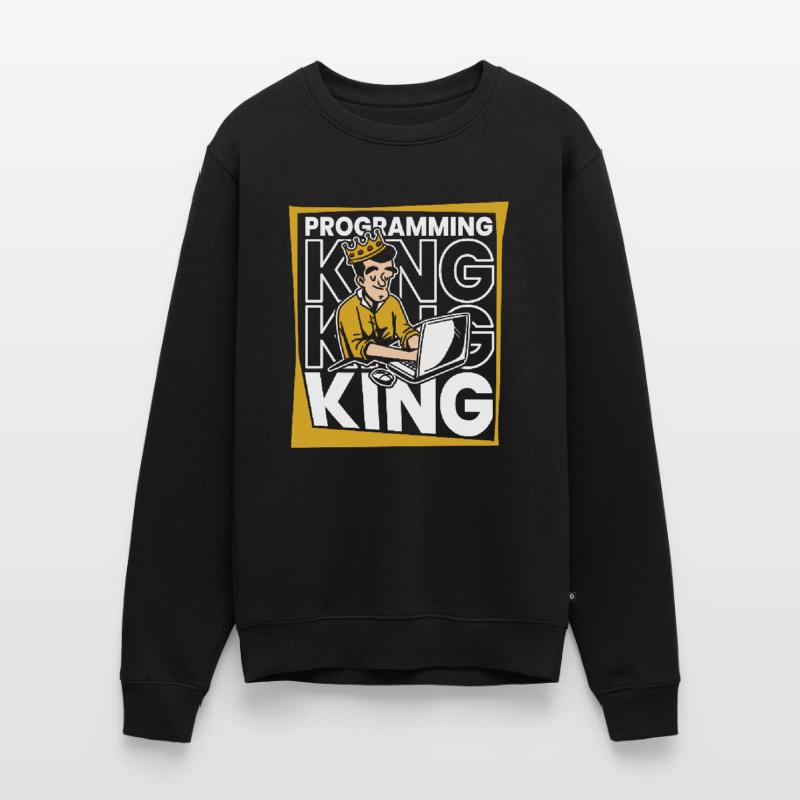 Entwickler Coder Programmierer König Männer Premium Bio Pullover