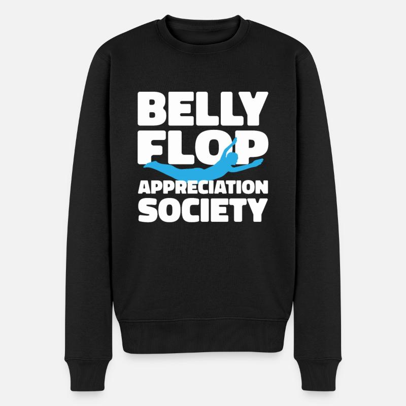 Plongeur plongeur Belly clap - Pull Premium bio Homme - noir