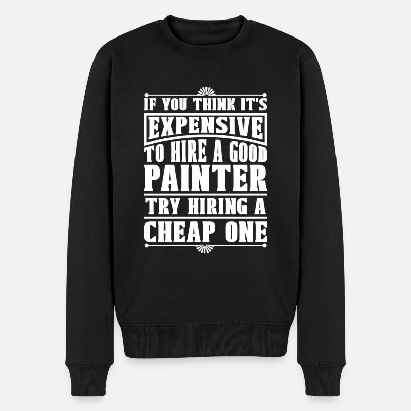 Painter Painter Funny - Men's Premium Organic Jumper - black