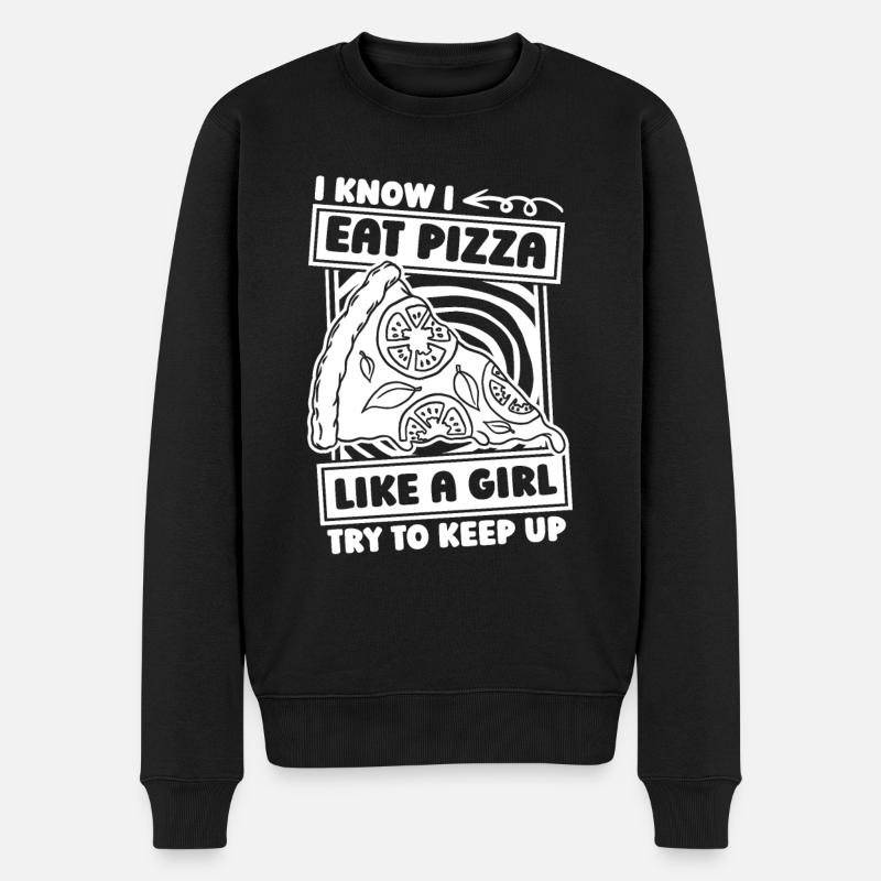 pizzaiolo - Pull Premium bio Homme - noir