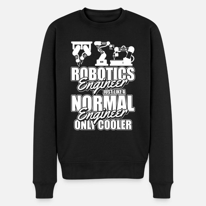 Robotique Ai Robot Drôle - Pull Premium bio Homme - noir