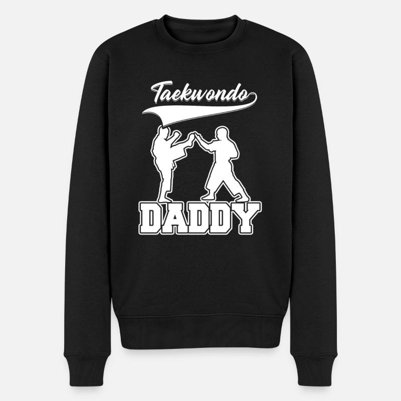Taekwondo Père Taekwondo - Pull Premium bio Homme - noir