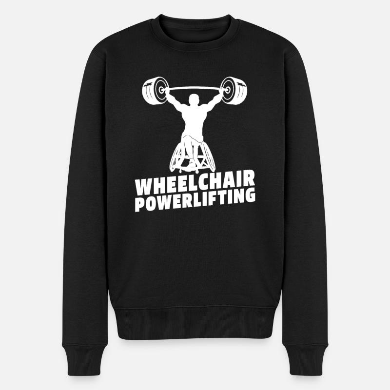 Powerlifting Powerlifter Fauteuil roulant - Pull Premium bio Homme - noir