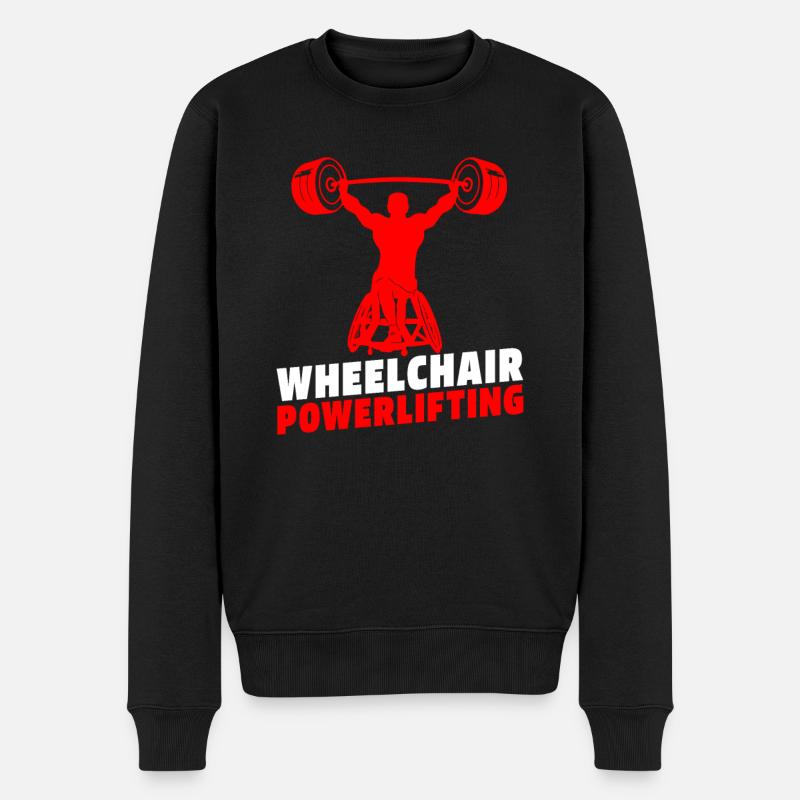 Powerlifting Powerlifter Fauteuil roulant - Pull Premium bio Homme - noir