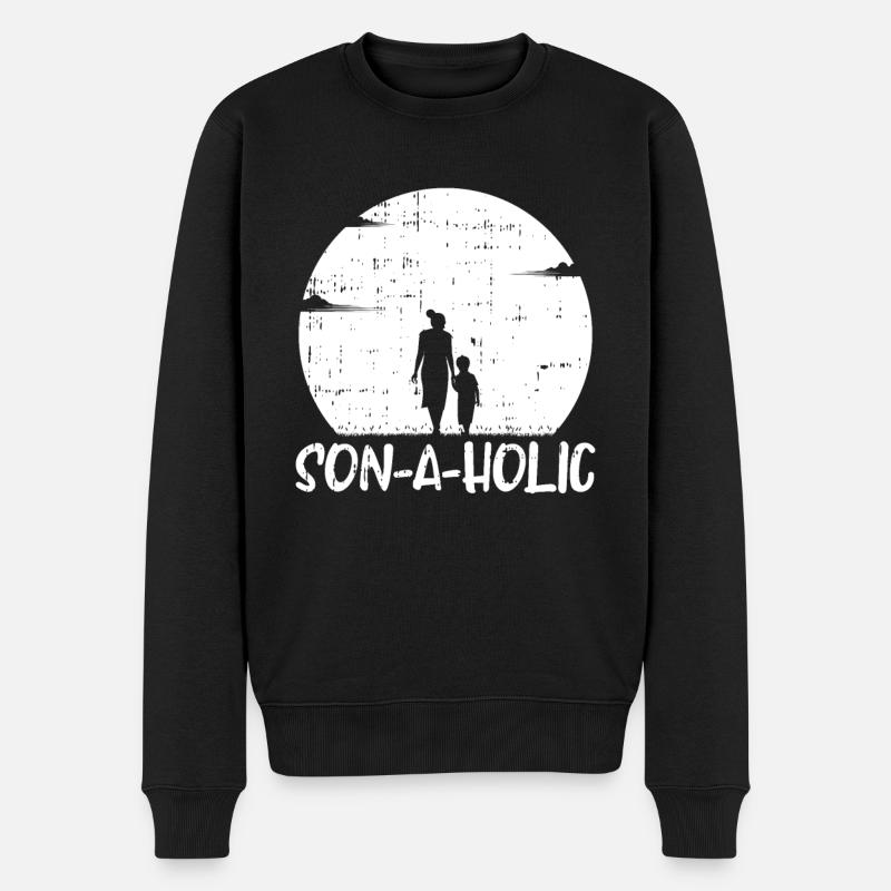 Maman Mère Fils - Pull Premium bio Homme - noir