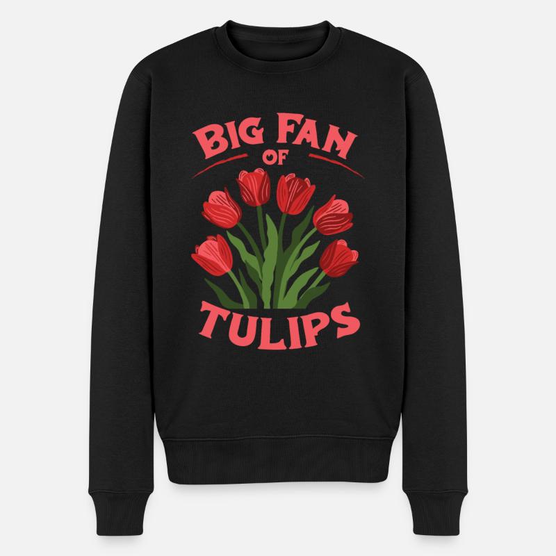 Tulipes Fan Tulipes - Pull Premium bio Homme - noir