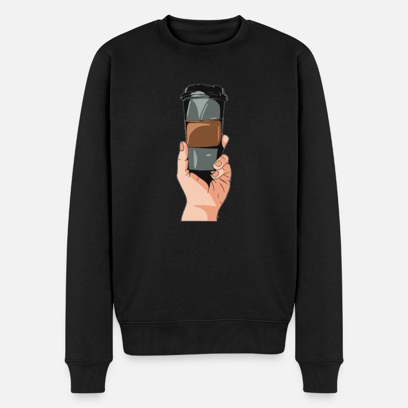 Café Café - Pull Premium bio Homme - noir