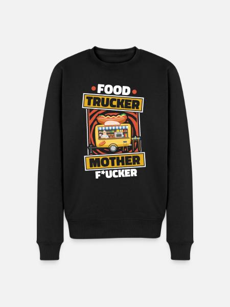 Street food rude - Men's Premium Organic Jumper - black
