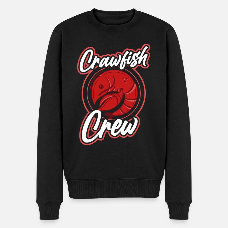 Cuisine cajun et écrevisse homard - Pull Premium bio Homme - noir